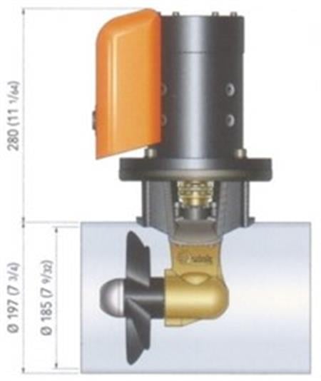Quick Baş Manevra Pervanesi. 75kgf. 24V