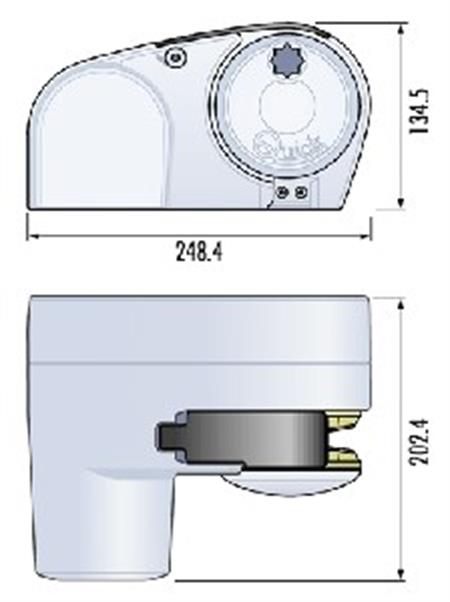 Quick GENIUS ırgat. Tambursuz 12V 6MM 500W