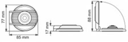 Quick Güverte Ayak Şalteri Yukarı Beyaz