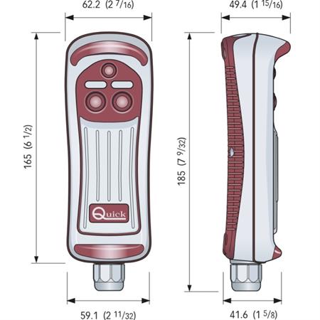 Quick HRC 1002 Kablolu 2 Butonlu Uzaktan Kumanda