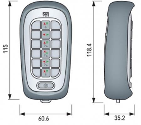 Quick Kablosuz Uzaktan Kumanda El Ünitesi