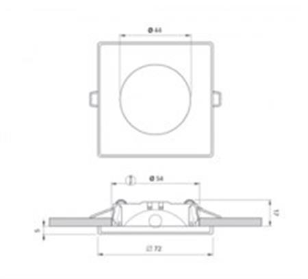 Quick Marine Lighting Bernard Spot Lamba Saten Paslanmaz Çelik