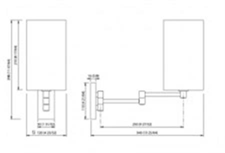 Quick Marine Lighting Domitilla 12-25 Aplik Altın Kaplama 12-24V DC