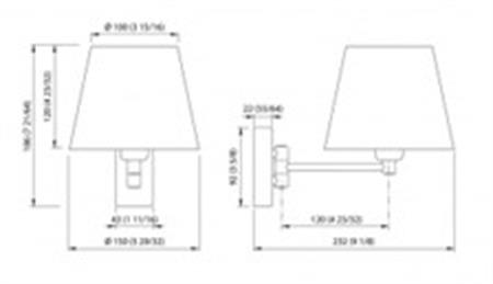 Quick Marine Lighting Isabella 15-12 Altın Kaplama Aplik
