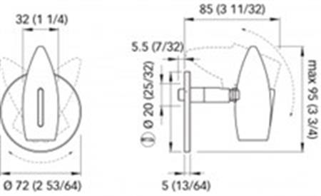 Quick Marine Lighting okuma lambası Nicole Parlak Kromaj 10-30V DC