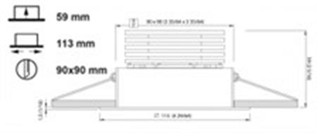 Quick Marine Lighting Vanessa Power Led Spot Lamba Paslanmaz Çelik