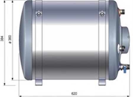 Quick Nautic Boiler BX Paslanmaz Çelik 40L