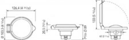 Quick Paslanmaz Çelik Güverte Ayak Şalteri