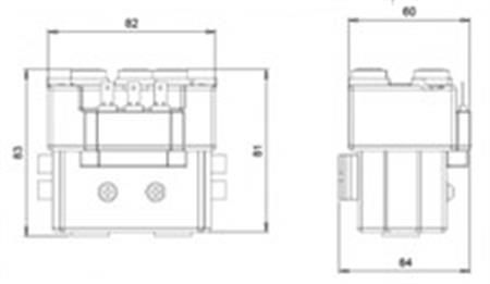 Quick Selenoid Reversing 12 Volt 2500 Watt