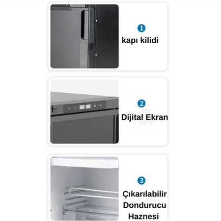 Rafincool CR65 Buzdolabı 12-24 V 65 Litre