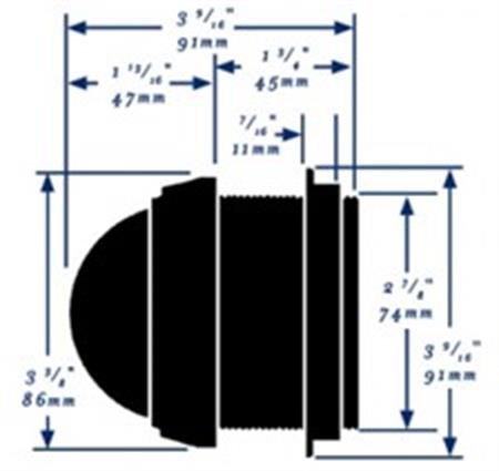 Ritchie Explorer V-57 Gömme Pusula Beyaz