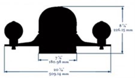 Ritchie Globemaster® D-5S-C Kromaj Pusula Kadran:5°
