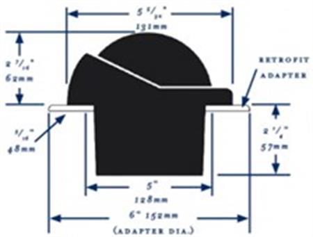 Ritchie Helmsman HF-743 Gömme Pusula Beyaz