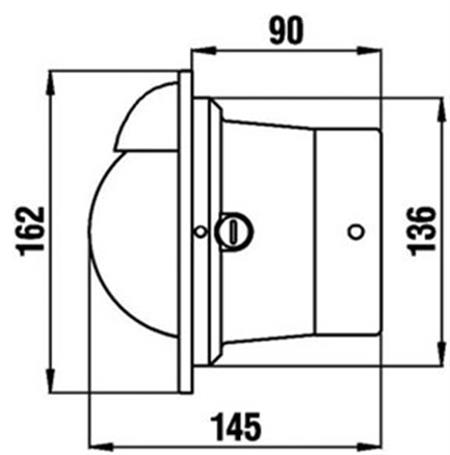 RIVIERA BP2 PEGASUS GÖMME PUSULA Ø80MM. SİYAH