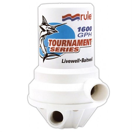 Rule Turnuva Serisi Çift Portlu Livar Pompası 1600 GPH 12V