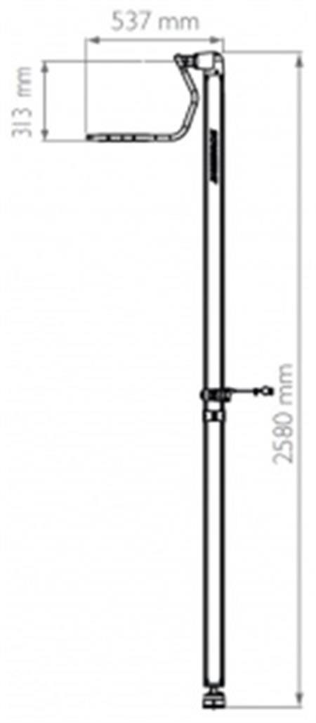 Scanstrut LMP2 kendinden seviyeli radar montaj direği