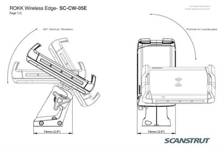 Scanstrut Rokk Wireless Edge SC-CW-05E