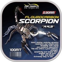 Scorpion Flourocarbon Misina 0.20mm Şeffaf