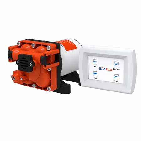 Seaflo Elektrikli Sessiz Lüks Tuvalet 12V Hidrofor Pompalı