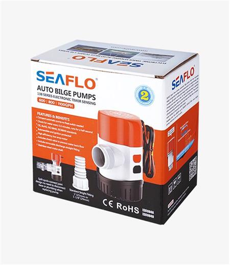 Seaflo Otomatik Sintine Pompası Çek Valfli 1100 GPH 24V