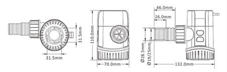 Seaflo Otomatik Sintine Pompası Çek Valfli 600 GPH 12V