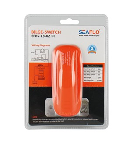 Seaflo Sintine Otomatiği Bilyalı 18 Amp 12/24 Volt