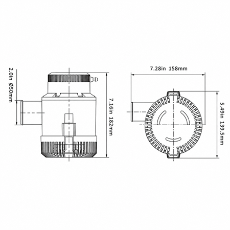 Seaflo Sintine Pompası 4700 GPH 24V
