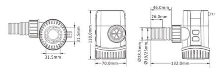Seaflo Sintine Pompası Çek Valfli 600 GPH 12V