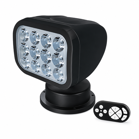 Seaflo Uzaktan Kumandalı LED Projektör 12/24V 28W Siyah