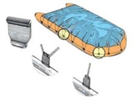 Şişme Bot Brandası için Kanca