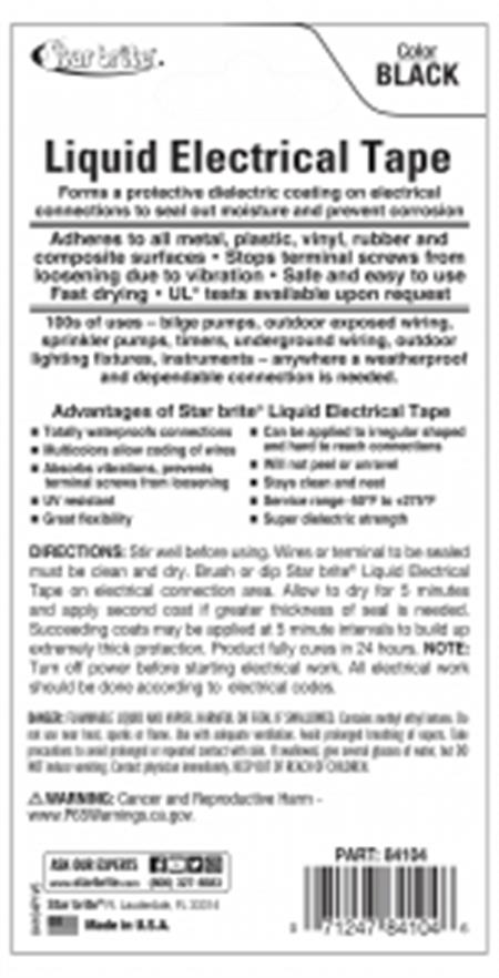 Sıvı elektrik bandı Sİyah