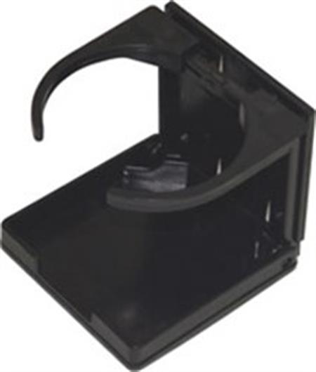 Siyah Plastik Katlanır Bardaklık 100x95mm
