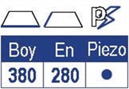 Smev 2000 Serisi Çift Gözlü, Gazlı, Gömme ocak