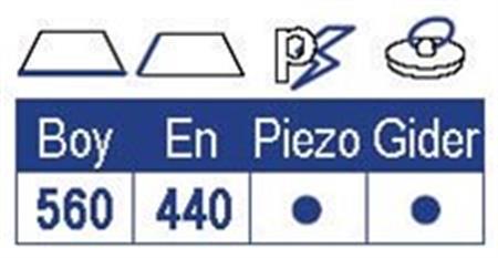 Smev 8003 Serisi Üç Gözlü Gazlı Gömme Ocak