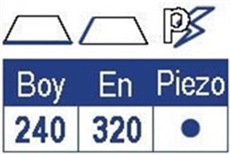Smev 8621 serisi tek gözlü, gazlı, gömme ocak