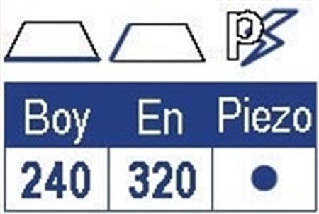 Smev 8621 serisi tek gözlü, gazlı, gömme ocak