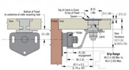 Southco E5 Troller dirsekli kilit