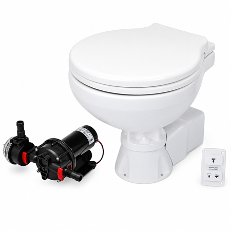 SPX FLOW Johnson Pump AquaT Elektrikli Sessiz Tuvalet Küçük Taş 24V