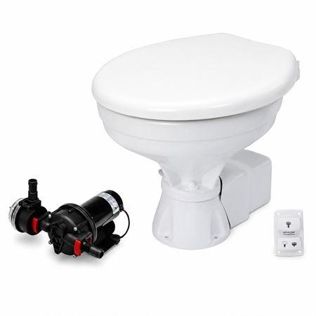 SPX FLOW Johnson Pump AquaT Elektrikli Sessiz Tuvalet Büyük Taş 12V