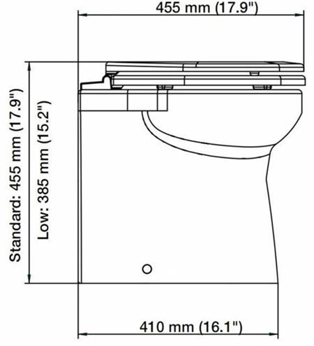Spx Johnson Pump Alçak Taş 24V Premium Tuvalet
