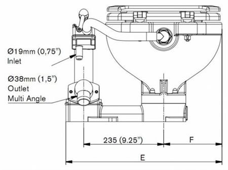 Spx Johnson Pump Büyük Taş Manuel Tuvalet