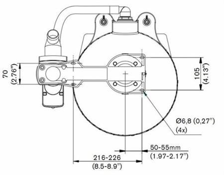 Spx Johnson Pump Küçük Taş Manuel Tuvalet