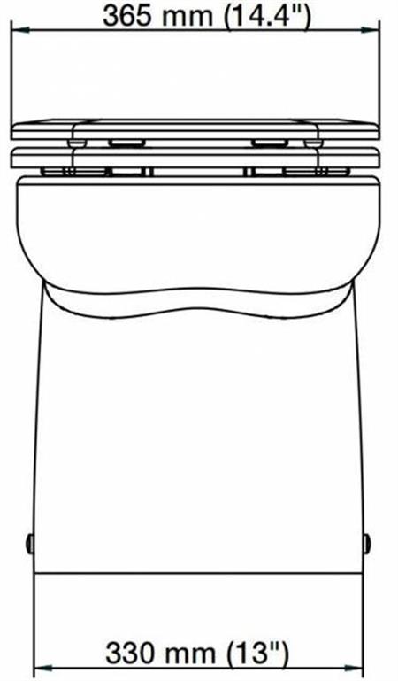 Spx Johnson Pump Yüksek Taş 24V Premium Tuvalet