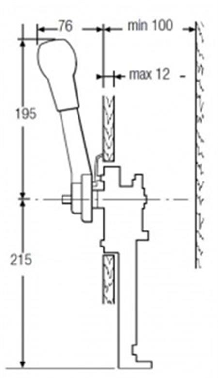 TeleflexMorse CH2100P Kumanda Kolu