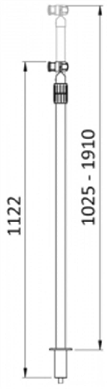 Teleskopik Duş Direği