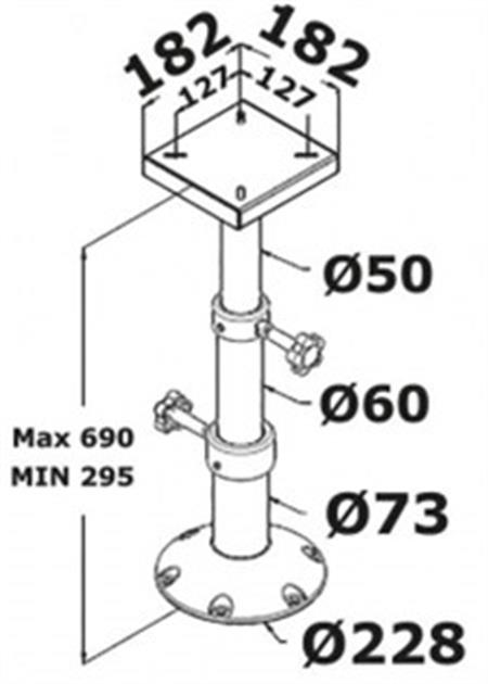 Teleskopik Masa Ayağı