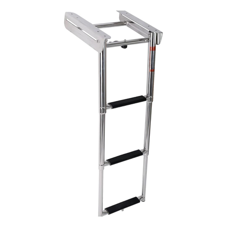 Teleskopik Merdiven 3lü Platform Altı Kızaklı 254x879 mm