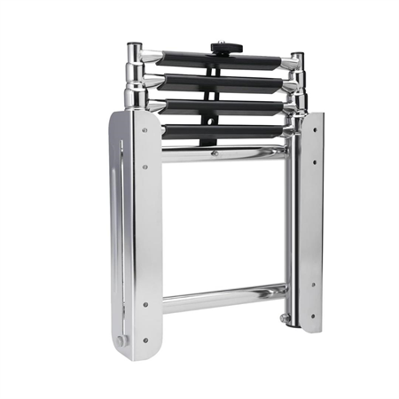 Teleskopik Merdiven 4 Basamaklı Platform Altı Kızaklı 254x1150 mm
