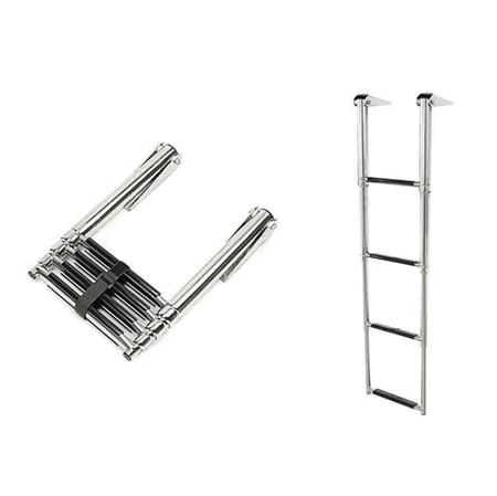 Teleskopik Merdiven 4lü Platform Üstü 254x1150mm