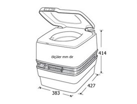 THETFORD Porta Potti 365 Portatif Tuvalet